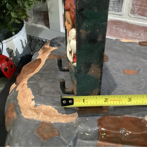 🔵 Extremely unique Mexico Art Decor Key Holder - Heavy Metal & Ceramic Crafted - Picture 10 of 11